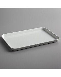 Cambro 1218MT148 Rectangular Market Tray / Pan 12" x 18" x 3/4" - White