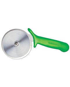 Omcan 4" Pizza Cutter - R-Style - Green Handle - CA