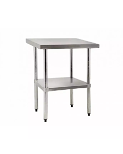 Zanduco 24'' Depth Stainless Steel Heavy Duty Worktable with Undershelf