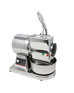 Trento European Stainless Steel Cheese Grater with Micro-Switch - 0.5HP, 110V