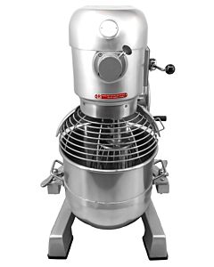 Omcan 30qt Floor Model Planetary Mixer with Guard 110V/60Hz - 3 Attachment