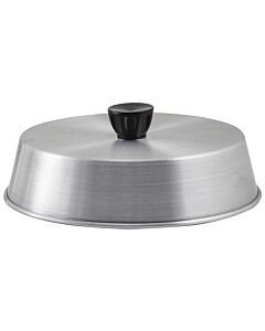 Winco ADBC-8 8" Aluminum Round Grill Basting Cover with Handle - USA