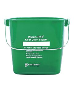 San Jamar Kleen-Pail 6 QT, Green KP196GN