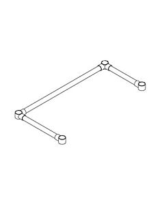 Zanduco Leg Brace For 18" X 18" Two Tub Sink - CA