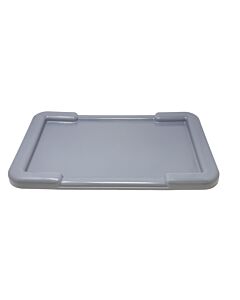 Omcan Polyethylene Gray Lid for Meat Lug Tote Boxes