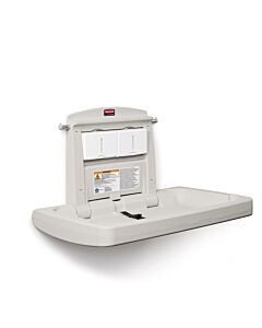 Rubbermaid RCP-7818-88-LPLAT Horizontal Baby Changing Station - CA