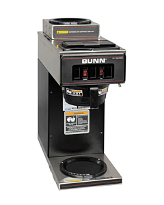 Bunn VP17-2 Stainless Steel Coffee Maker with Lower and Upper Warmer - 120V, 1600W - CA
