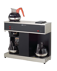 Bunn VPS Black Coffee Brewer with Upper and 2 Lower Warmer - 120V - CA