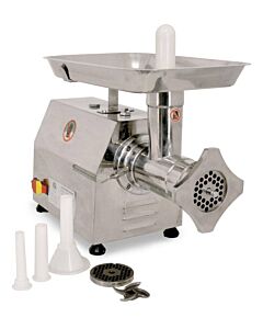 Omcan #22 Economical Stainless Steel Electric Meat Grinder
