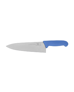 Omcan 8" Medium Cook Knife with Blue Super Fiber Handle - CA