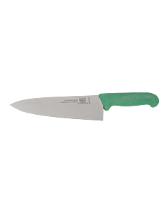 Omcan 8" Medium Cook Knife with Green Super Fiber Handle - CA