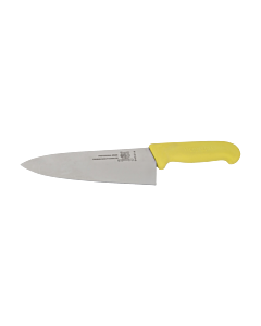 Omcan 8" Medium Cook Knife with Yellow Super Fiber Handle - CA