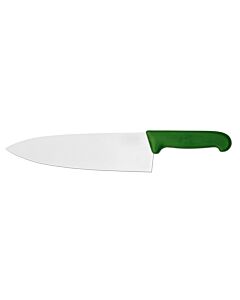 Omcan 10" Medium Cook Knife with Green Super Fiber Handle - CA