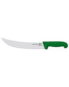 Omcan 10" Steak Knife with Green Super Fiber Handle - USA