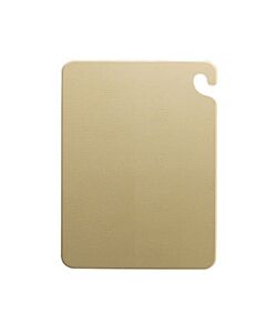 Omcan Cutting Board 24''x18''x1/2'' Beige Color with Hook