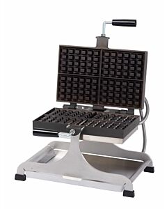Krampouz WECCBEAT 4" x 6" Turning Brussels Electric Waffle Maker - 2.6 kW, 240V