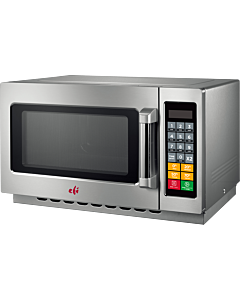EFI MW-341000120 34L Medium-Duty Stainless Steel Microwave with Touchpad Control - 1000W, 120V