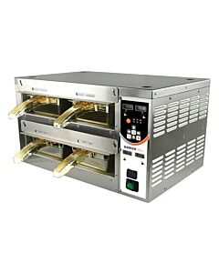 Nemco 6070-TT - 19.5' Hot Hold Dry / Moist Food Warmer For (4) 2 1/2 Deep Pans - 120V, 900W - CA