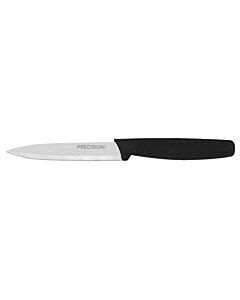 Omcan 4" Paring Knife with Black Polypropylene Handle