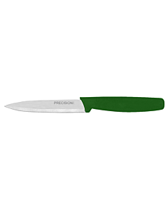 Omcan 4" Paring Knife with Green Polypropylene Handle - CA