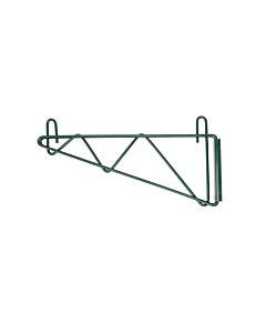 Zanduco 14" Epoxy Coated Wall Bracket for Wire Shelving - NSF - CA
