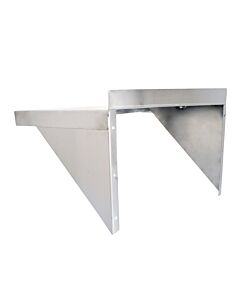 Omcan 16" x 48" Stainless Steel Wall Shelf - 24410 - CA