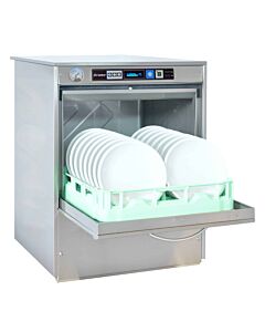 Lamber F99DYPS Deluxe High-Temp Undercounter Dishwasher with Ineteractive Display 2 Levels and Higher Opening - 208-240V/6500W - CA