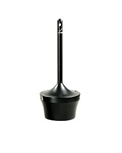 Rubbermaid RCU-R1639EHGR Aladdin Smokers' Urn Hammertone Charcoal - USA