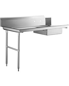 Zanduco 72" Left Side Soiled Dish Table with Sink