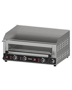 Omcan Elite Series 27.5" x 16" Combination Griddle with Toaster Chamber - 240V, 7600W