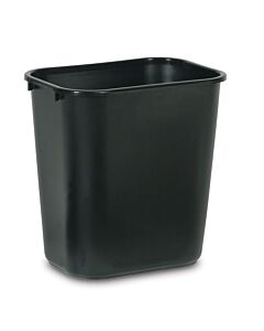Rubbermaid RCP-2955-00-BLA Wastebasket 13Qt Small - Black