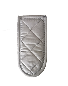Omcan 3" x 6" Silver-Coated Cotton Handle Holder - 12 Pcs/Pack