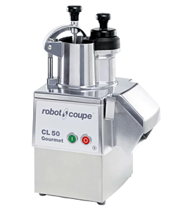 Robot Coupe CL50GOURMET Continuous Feed Vegetable Food Processor with 2 Discs - 120V, 1.5 HP