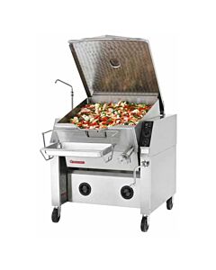 Market Forge 30P-STEM Tilting Skillet, 30 gal. Capacity, Closed Base, 208V