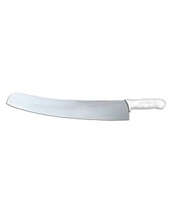 Omcan 18" Pizza Knife with White Single DR Handle - CA