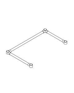 Zanduco Leg Brace For 18" X 21" Two Tub Sink - CA