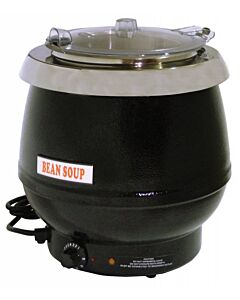 Omcan 10.6 qt Soup Kettle with Plastic Lid - USA