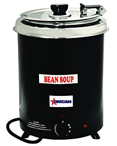 Omcan 6 qt Soup Kettle with Metal Lid - USA