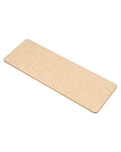 Epicurean 329-170601 17" x 6" x 3/16" Natural Richlite Wood Fiber Flat Bread Serving Board