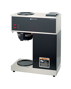 Bunn VPR Stainless Steel Coffee Brewer with Lower and Upper Warmer - 120V, 1575W - CA