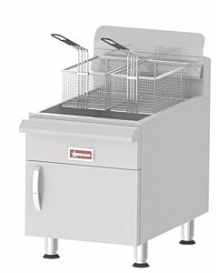Omcan Commercial Countertop Fryer 30 lb. Capacity Natural Gas - 53,000 BTU