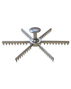 Omcan 6 Slice Aluminum Pie Marker - USA