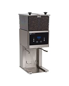 Bunn FPG-2 DBC Stainless Steel French Press Coffee Grinder with 2 Hoppers - 36400.6000 - CA