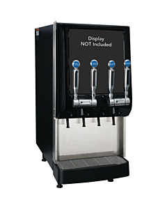 Bunn JDF-4S Silver Series 4-Tap Cold Beverage Dispenser with Interchangeable Handles - 120V/720W, 37300.6098 - CA