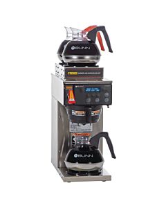 Bunn AXIOM-15-3T 12-Cup Automatic Coffee Brewer with Lower and 2 Upper Warmer - 120V, 1800W - CA