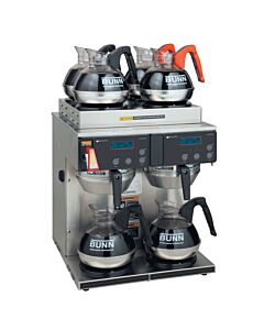Bunn AXIOM 4/2 Twin 12-Cup Automatic Coffee Brewer with 6 Warmers - 120V/208-240V - CA