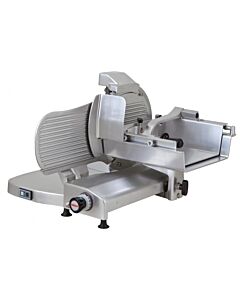 Omas S-Series 15" Horizontal Gear-Driven Meat Slicer, Silver - 110V, 0.4 HP