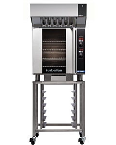 Turbofan E32D5/SK32/VH32 29" Full Size Sheet Pan Digital Electric Convection Oven On a Stainless Steel Stand with Ventless Hood (VH32)