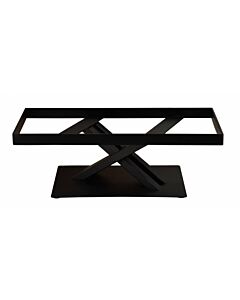 Elite Global Solutions 6" Rectangular Black Metal Riser PC176