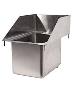 Zanduco Drop In Sink 1-Tub 10" X 14" X 10" Top
